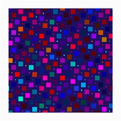 Squares Square Background Abstract Medium Glasses Cloth (2-side)