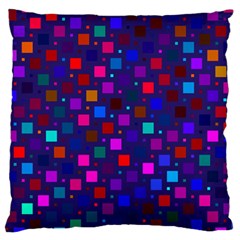 Squares Square Background Abstract Large Cushion Case (two Sides)