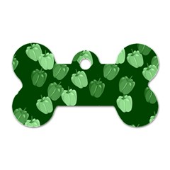 Seamless Paprica Dog Tag Bone (two Sides)