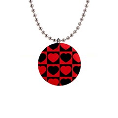 Royal Hearts 1  Button Necklace by WensdaiAmbrose