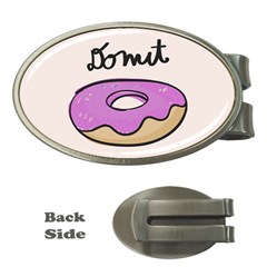 Donuts Sweet Food Money Clips (oval) 