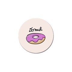 Donuts Sweet Food Golf Ball Marker