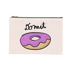 Donuts Sweet Food Cosmetic Bag (large)