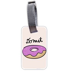 Donuts Sweet Food Luggage Tags (two Sides)