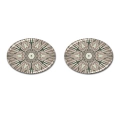 Digital Art Space Cufflinks (oval) by Mariart