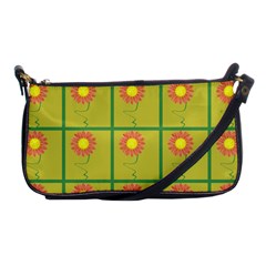 Sunflower Pattern Shoulder Clutch Bag by Alisyart