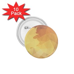 Autumn Leaf Maple Polygonal 1 75  Buttons (10 Pack)