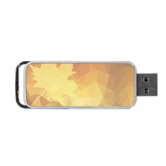 Autumn Leaf Maple Polygonal Portable Usb Flash (one Side) by Alisyart