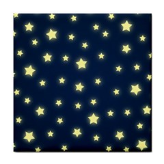 Stars Night Sky Background Tile Coasters by Alisyart