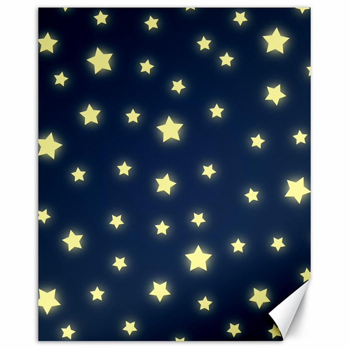 Stars Night Sky Background Canvas 16  x 20 