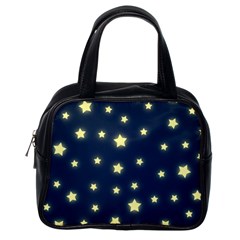 Stars Night Sky Background Classic Handbag (one Side)