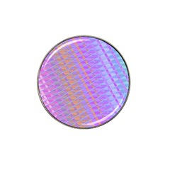 Diagonal Line Design Art Hat Clip Ball Marker (4 Pack)