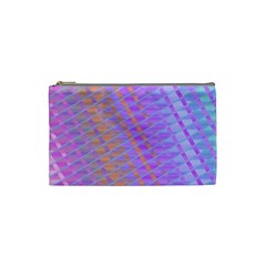 Diagonal Line Design Art Cosmetic Bag (small)