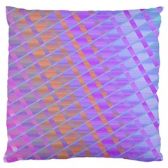 Diagonal Line Design Art Large Cushion Case (one Side)