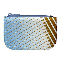 Diagonal Seamless Line Design Large Coin Purse by LoolyElzayat