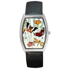 My Butterfly Collection Barrel Style Metal Watch by WensdaiAmbrose
