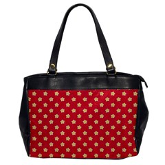 Red Hot Polka Dots Oversize Office Handbag by WensdaiAmbrose