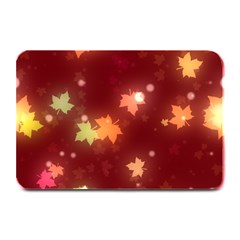 Leaf Leaves Bokeh Background Plate Mats by Mariart