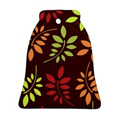 Leaves Foliage Pattern Design Ornament (bell)