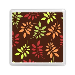 Leaves Foliage Pattern Design Memory Card Reader (square)