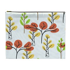 Tree Auntumn Leaf Cosmetic Bag (xl) by Alisyart