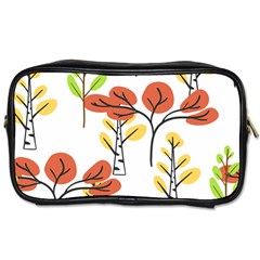 Tree Auntumn Leaf Toiletries Bag (one Side)