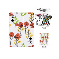 Tree Auntumn Leaf Playing Cards 54 (mini) by Alisyart