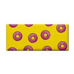 Background Donuts Sweet Food Hand Towel by Alisyart