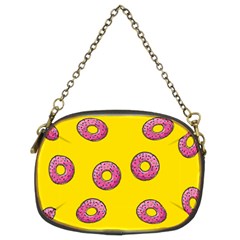 Background Donuts Sweet Food Chain Purse (two Sides)