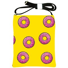 Background Donuts Sweet Food Shoulder Sling Bag