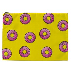 Background Donuts Sweet Food Cosmetic Bag (xxl)