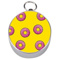 Background Donuts Sweet Food Silver Compasses by Alisyart