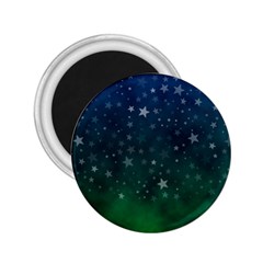 Background Blue Green Stars Night 2 25  Magnets