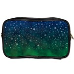 Background Blue Green Stars Night Toiletries Bag (One Side) Front