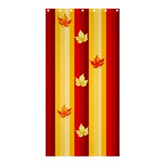 Autumn Fall Leaves Vertical Shower Curtain 36  X 72  (stall)  by Alisyart