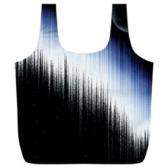 Spectrum And Moon Full Print Recycle Bag (XL)