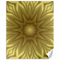 Background Pattern Golden Yellow Canvas 16  X 20  by Pakrebo