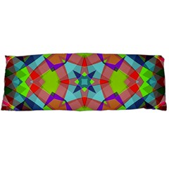 Farbenpracht Kaleidoscope Pattern Body Pillow Case (dakimakura) by Pakrebo