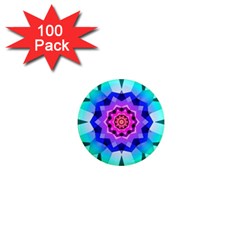 Ornament Kaleidoscope 1  Mini Magnets (100 Pack) 