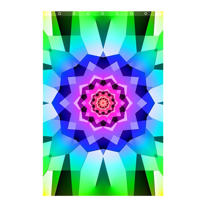 Ornament Kaleidoscope Shower Curtain 48  x 72  (Small) 