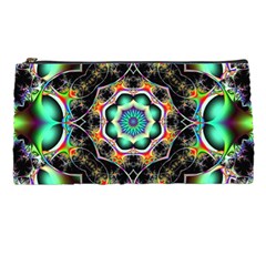 Fractal Chaos Symmetry Psychedelic Pencil Cases by Pakrebo
