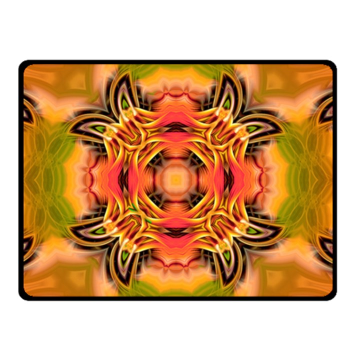 Fractals Graphic Fantasy Colorful Double Sided Fleece Blanket (Small) 