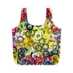 Pattern Background Abstract Color Full Print Recycle Bag (m) by Pakrebo