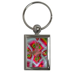 Fractal Art Pictures Digital Art Key Chains (rectangle)  by Pakrebo