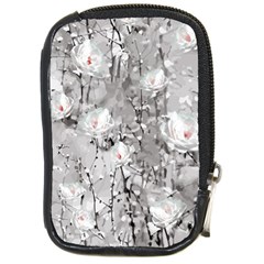 Blossoming Through The Snow Compact Camera Leather Case by WensdaiAmbrose