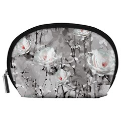 Blossoming Through The Snow Accessory Pouch (large) by WensdaiAmbrose
