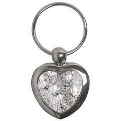 Blossoming Through The Snow Key Chains (heart)  by WensdaiAmbrose