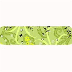 Seamless Pattern Green Garden Large Bar Mats by Pakrebo