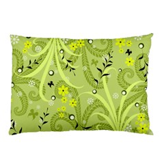 Seamless Pattern Green Garden Pillow Case (two Sides) by Pakrebo