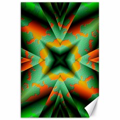 Farbenpracht Kaleidoscope Canvas 20  X 30 